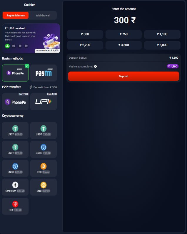 TopX payment methods